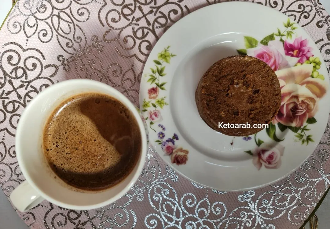 كيكة السينابون بالنسكافيه كيتو