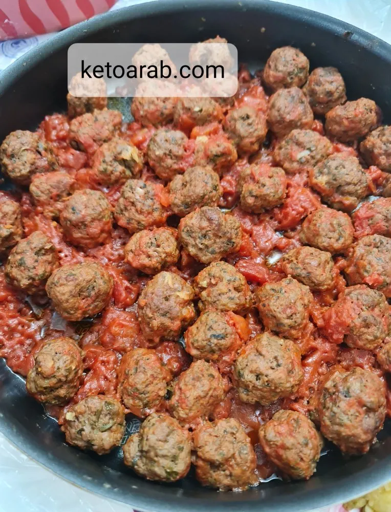 كفتة بصوص البندورة كيتو