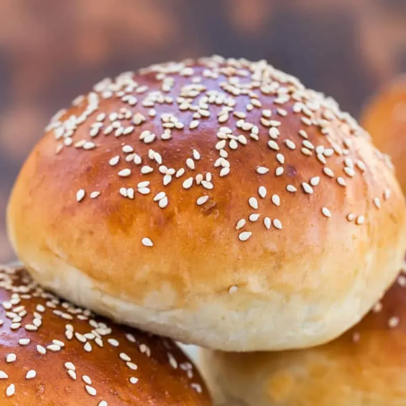 خبز برغر كيتو